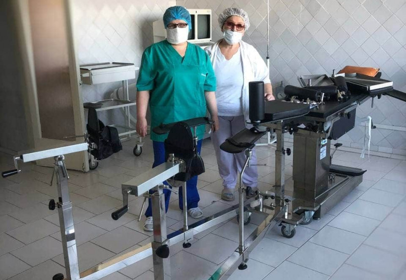 Вітаємо лікарню Київської області з придбанням рами для ортопедичного витягування